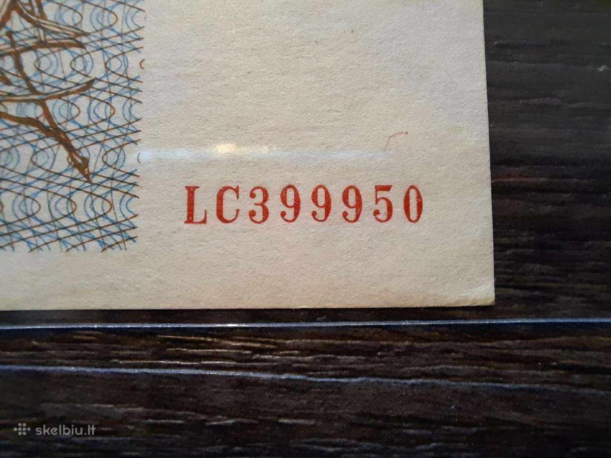 500 talonu 1993 - 999 numeryje - retesnis - nuotraukos Nr. 5
