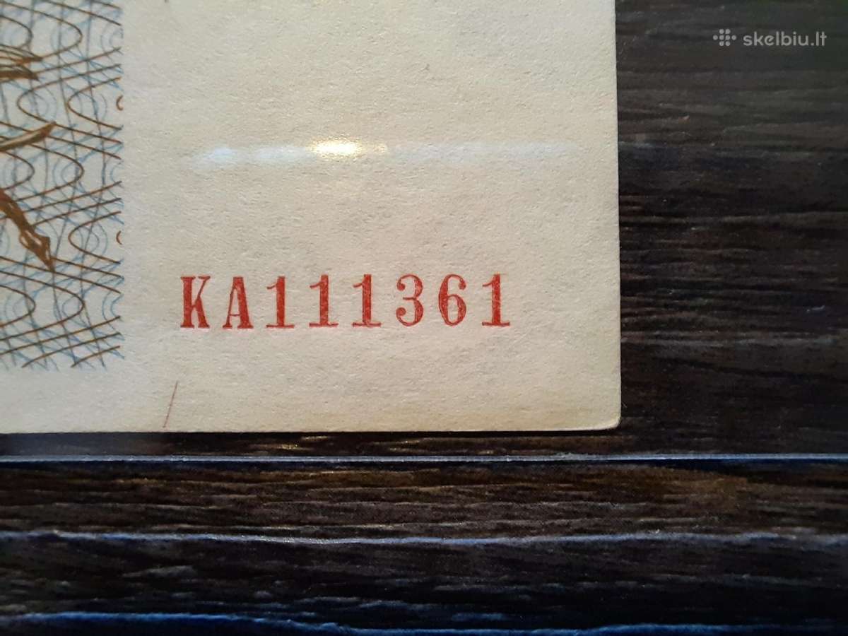 500 talonu 1993 - 111 numeryje - 2 iš eilės (2vnt) - nuotraukos Nr. 6