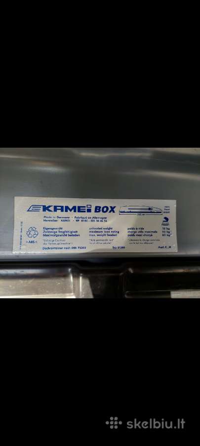 Stogo bagažinė Kamei - nuotraukos Nr. 6