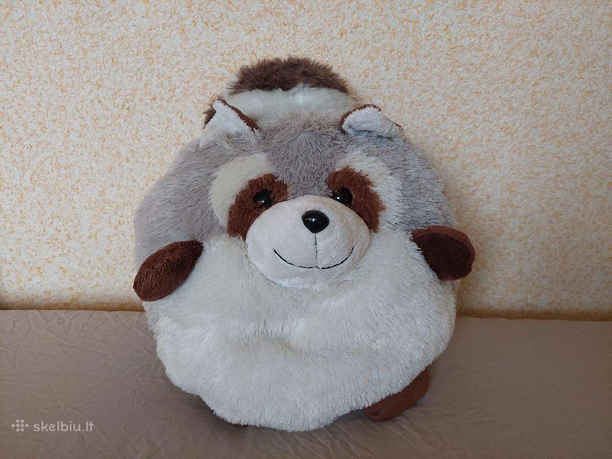 Minkštas žaislas meškėnas