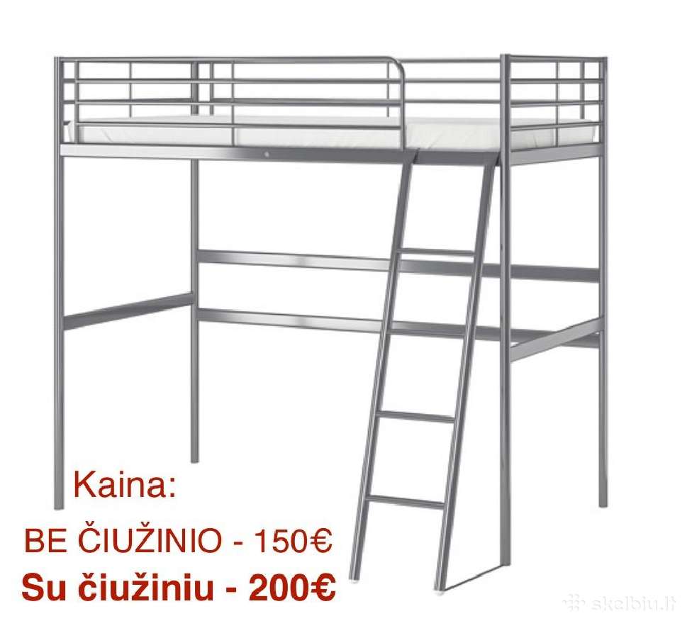 Ikea aukštos lovos rėmas
