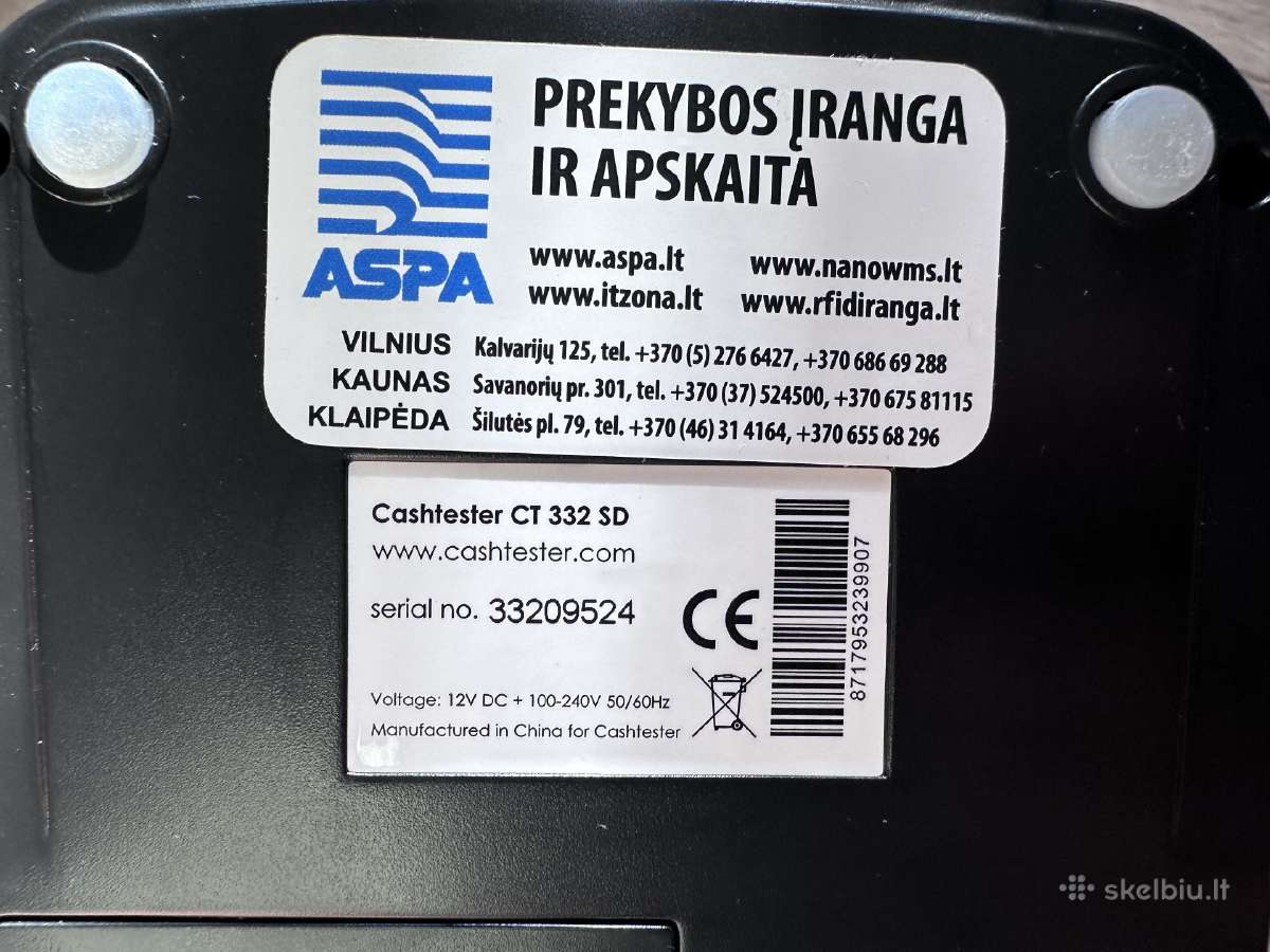 Banknotų tikrinimo aparatas - nuotraukos Nr. 3