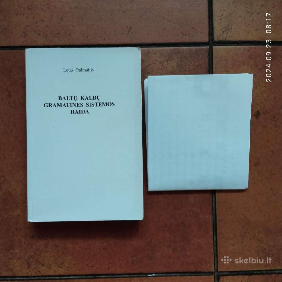 Palmaitis "Baltų kalbų gramatinės sistemos raida"