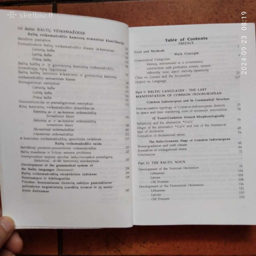 Palmaitis "Baltų kalbų gramatinės sistemos raida" - nuotraukos Nr. 5