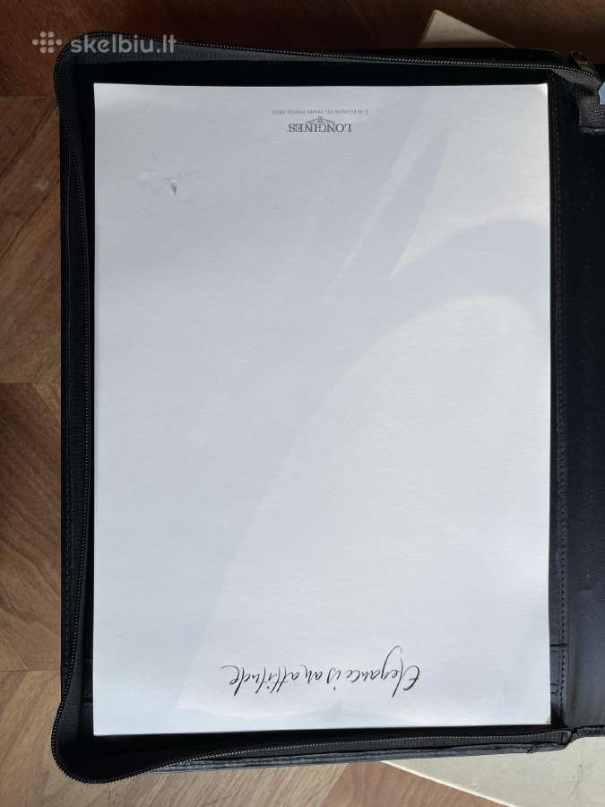 Odinis dokumentų dėklas (rankinė, papkė) Longines - nuotraukos Nr. 7
