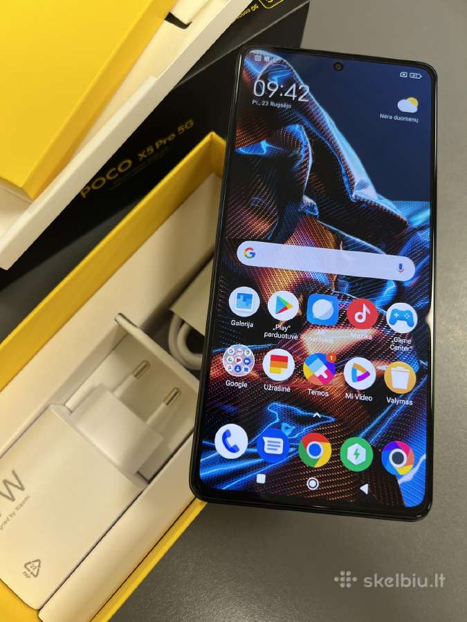 Parduodame Xiaomi poco X5 pro Naujas (ekspozicini)