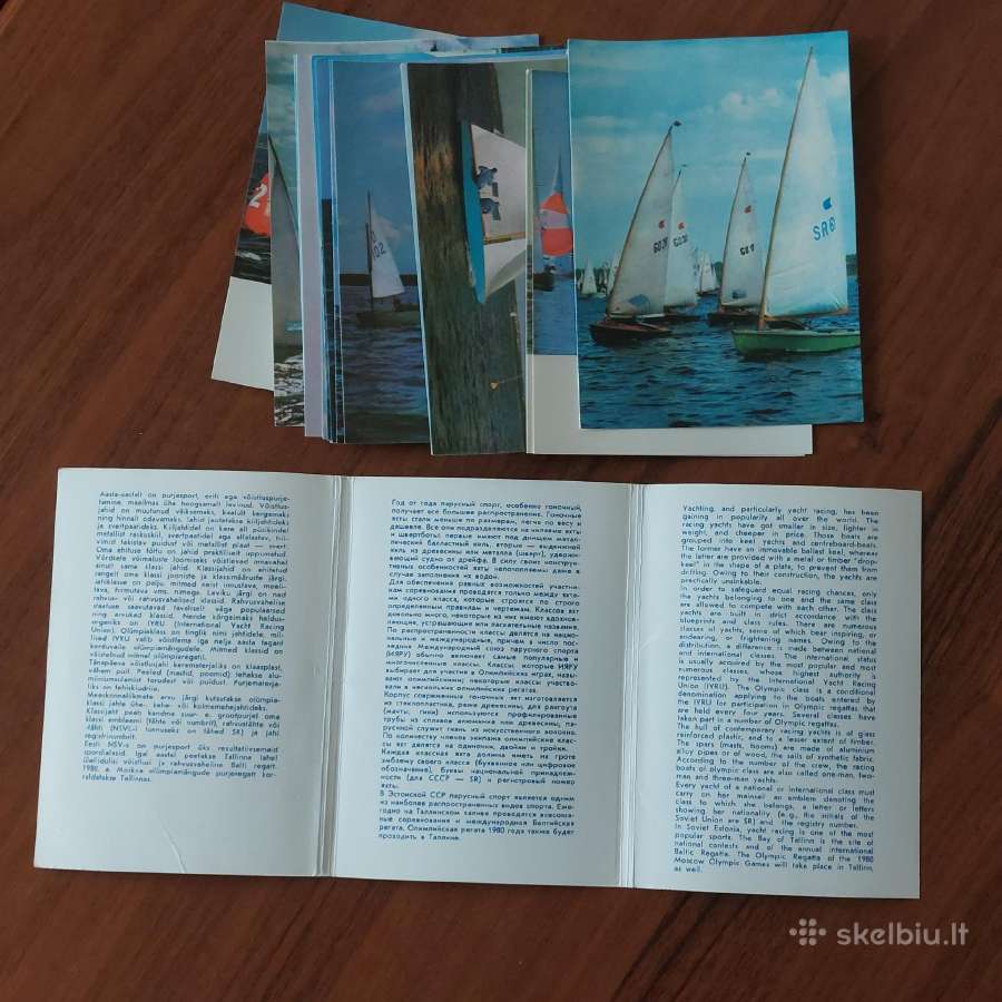 Atviručių komplektas " Jachtos "( 16 atvirukų ) - nuotraukos Nr. 5