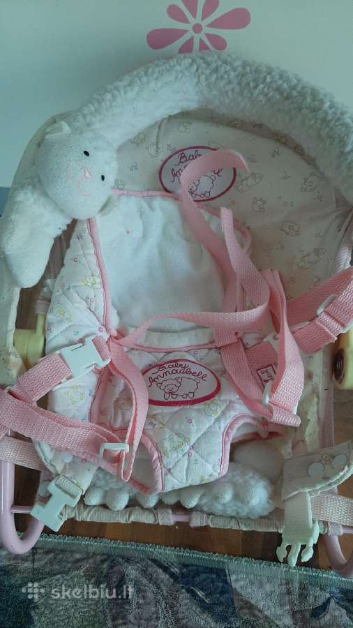 Baby born lėlė ,Baby annabel kėdute reguliuojasi i