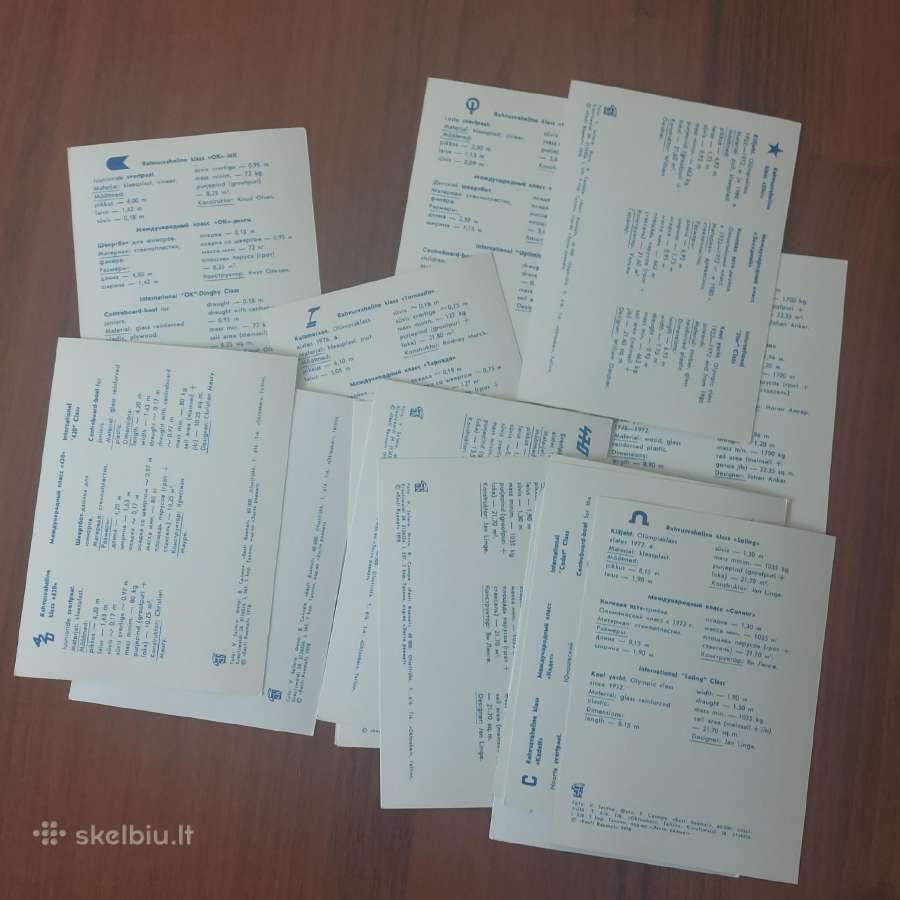 Atviručių komplektas " Jachtos "( 16 atvirukų ) - nuotraukos Nr. 27