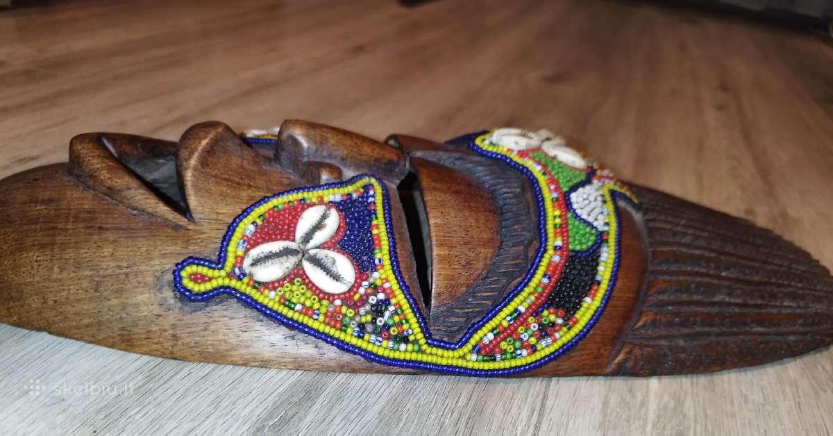Parduodu medines kaukes,afrikietiškas - nuotraukos Nr. 5