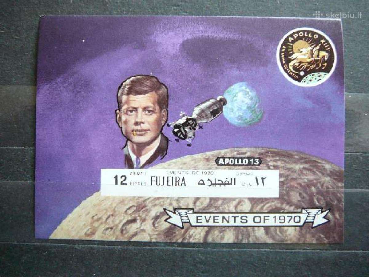 Kosmosas Apollo13 Kenedis Fudzeira 1970 fdz693