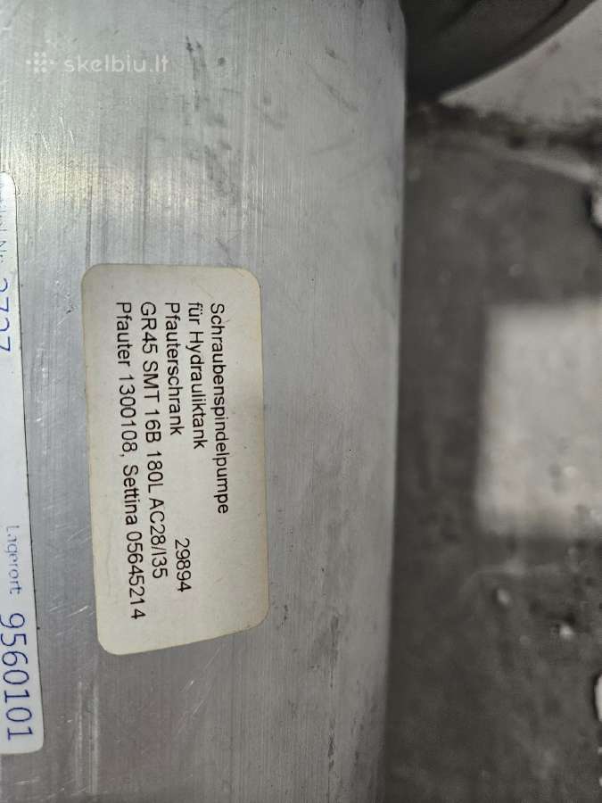 Hidraulinis siurblys Settima Gr45 Smt 16b - nuotraukos Nr. 4