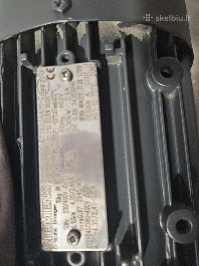 Elektros variklis Siemens 1la7083-2aa11-z - nuotraukos Nr. 4