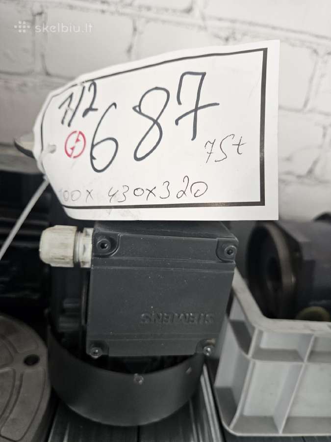 Elektros variklis Siemens 1la7083-2aa11-z - nuotraukos Nr. 13
