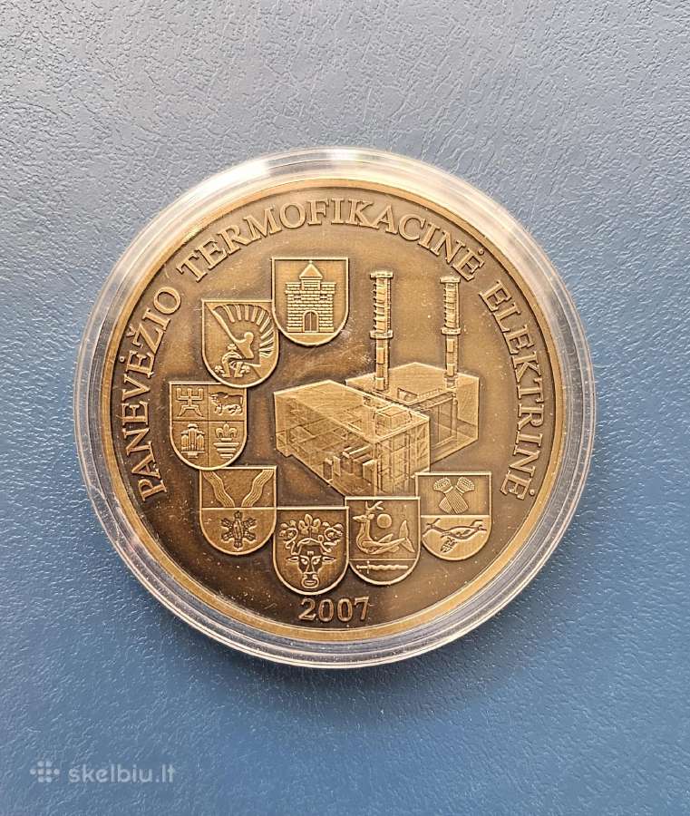 Ab" Panevėžio energija" proginis medalis. - nuotraukos Nr. 2