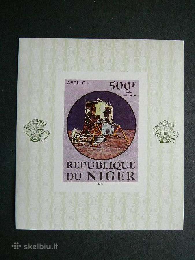 Kosmosas Apollo11 Nigerija 1983 Mnh ng887