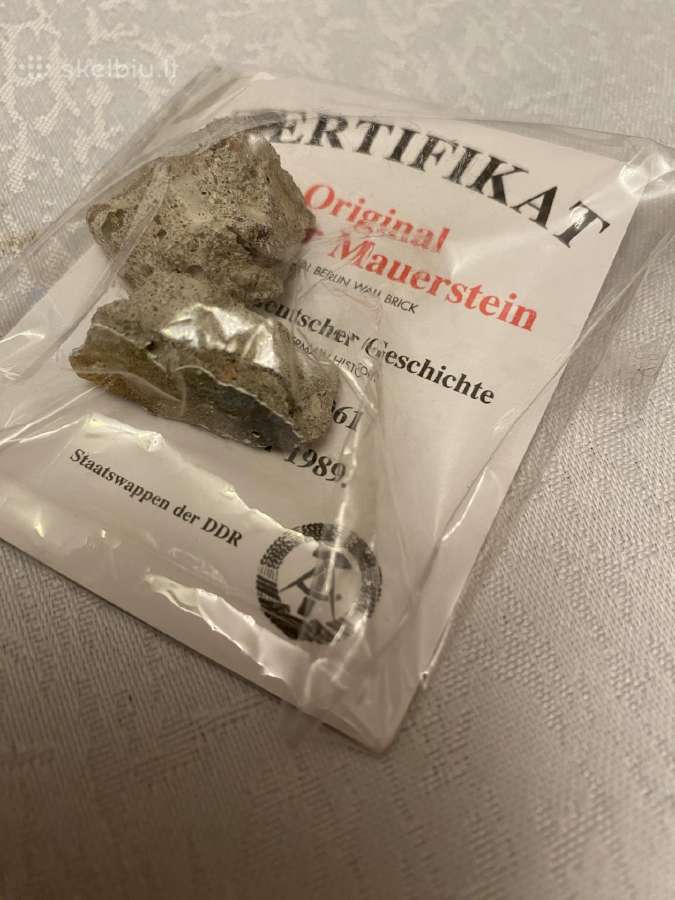 Parduodami suvenyras Berlyno sienos fragmentai. - nuotraukos Nr. 3