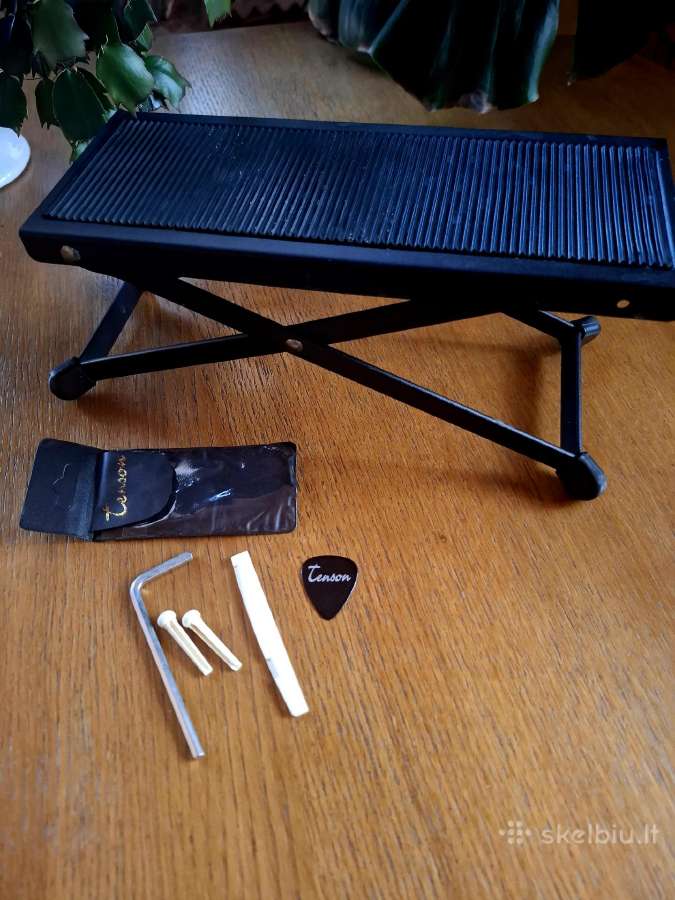 Tenson akustinė gitara su dėklu ir kitais priedais - nuotraukos Nr. 11