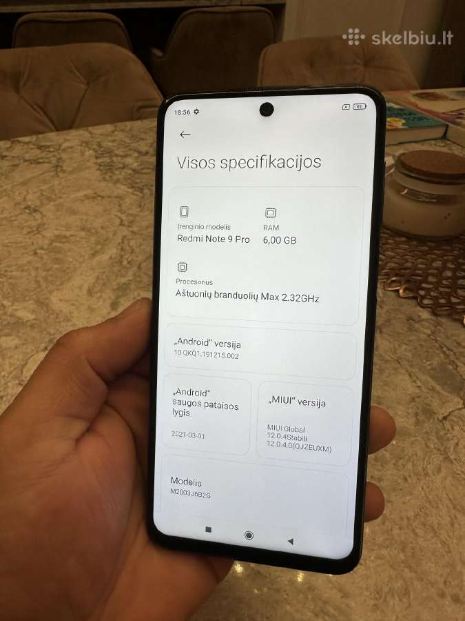 Redmi Note 9 pro, 6/128gb - nuotraukos Nr. 3