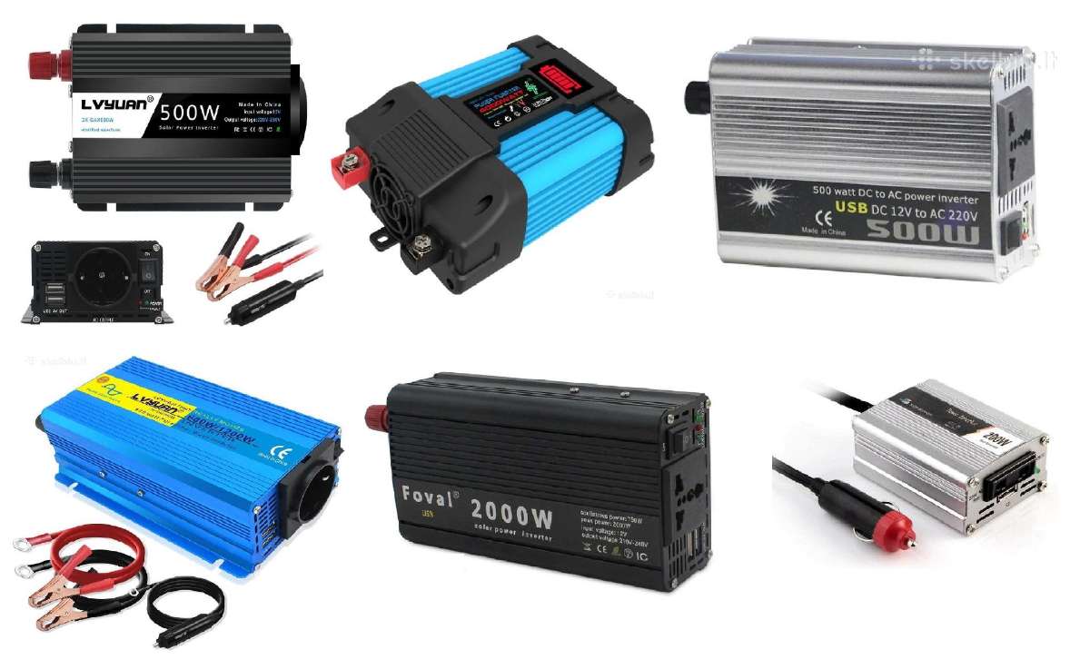 Daug modelių!įtampos keitiklis inverteris 12-220v