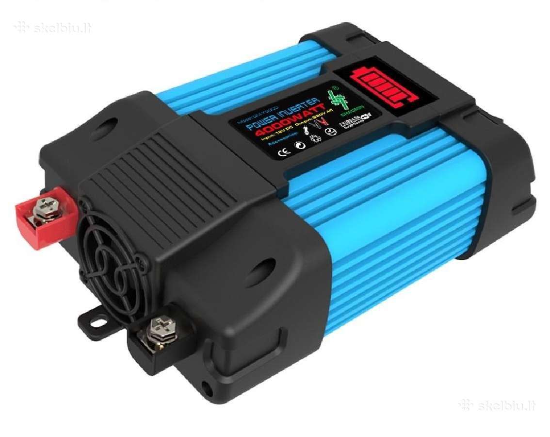 Daug modelių!įtampos keitiklis inverteris 12-220v - nuotraukos Nr. 8