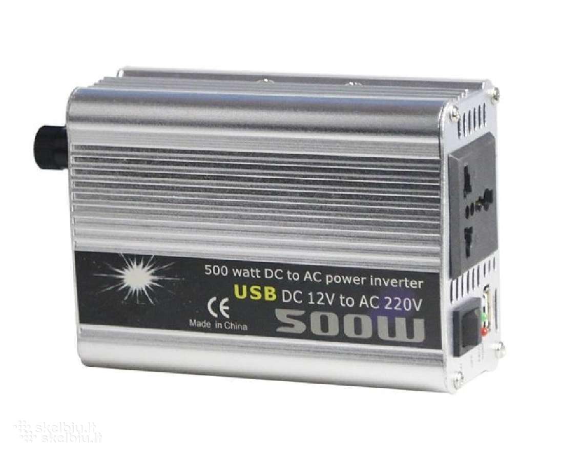 Daug modelių!įtampos keitiklis inverteris 12-220v - nuotraukos Nr. 9
