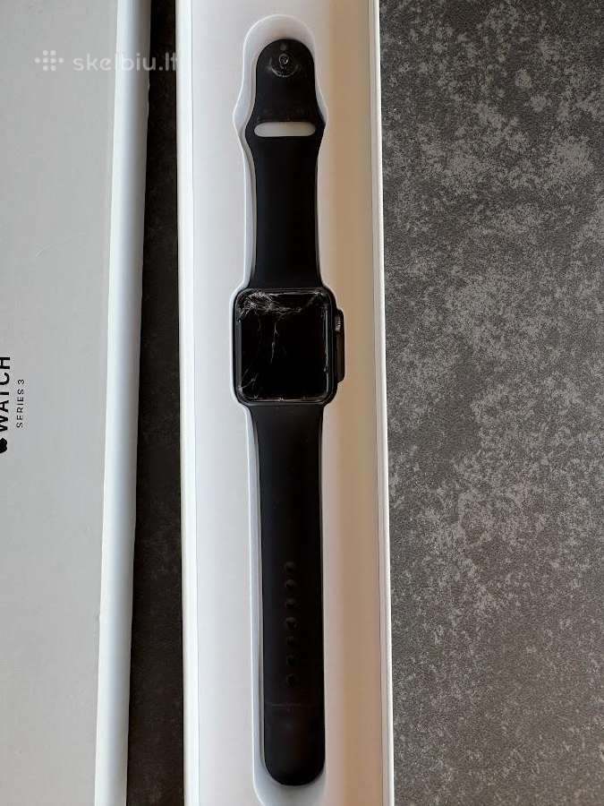 Apple iwatch 3 42 mm Spacegray - nuotraukos Nr. 3
