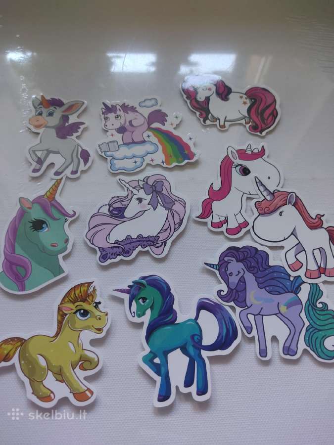 Lipdukai poniai pony rinkinys 30 vnt. - nuotraukos Nr. 4