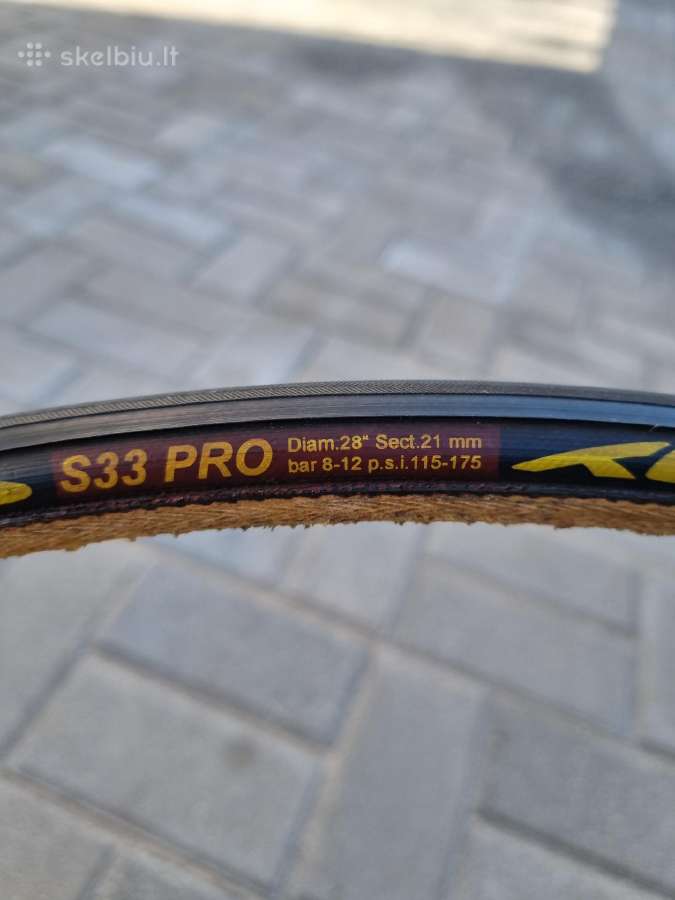 Tufo klijuojama padanga tubular ratui 28, s33 pro - nuotraukos Nr. 3