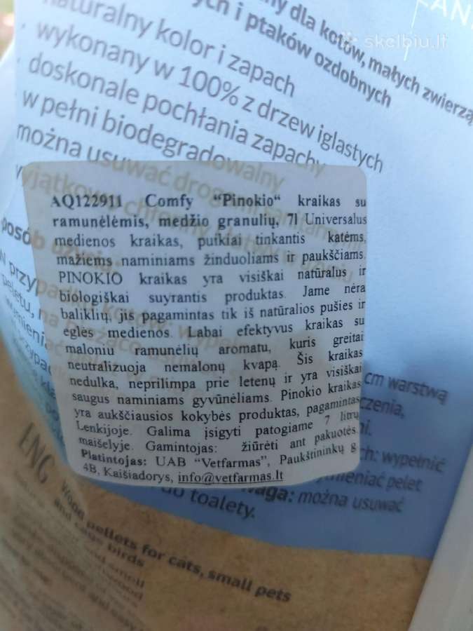 Medžio pjuvenų kraikas katėms 2 už 1 kainą - nuotraukos Nr. 4