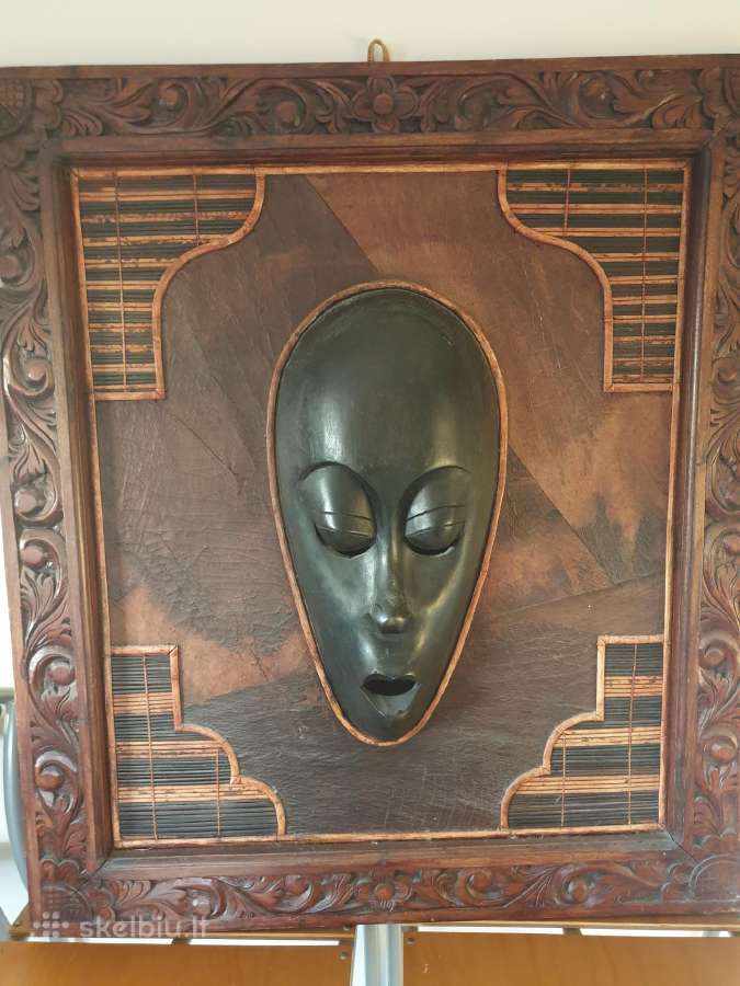 Didelis medinis paveikslas aukštis 90cm - nuotraukos Nr. 12