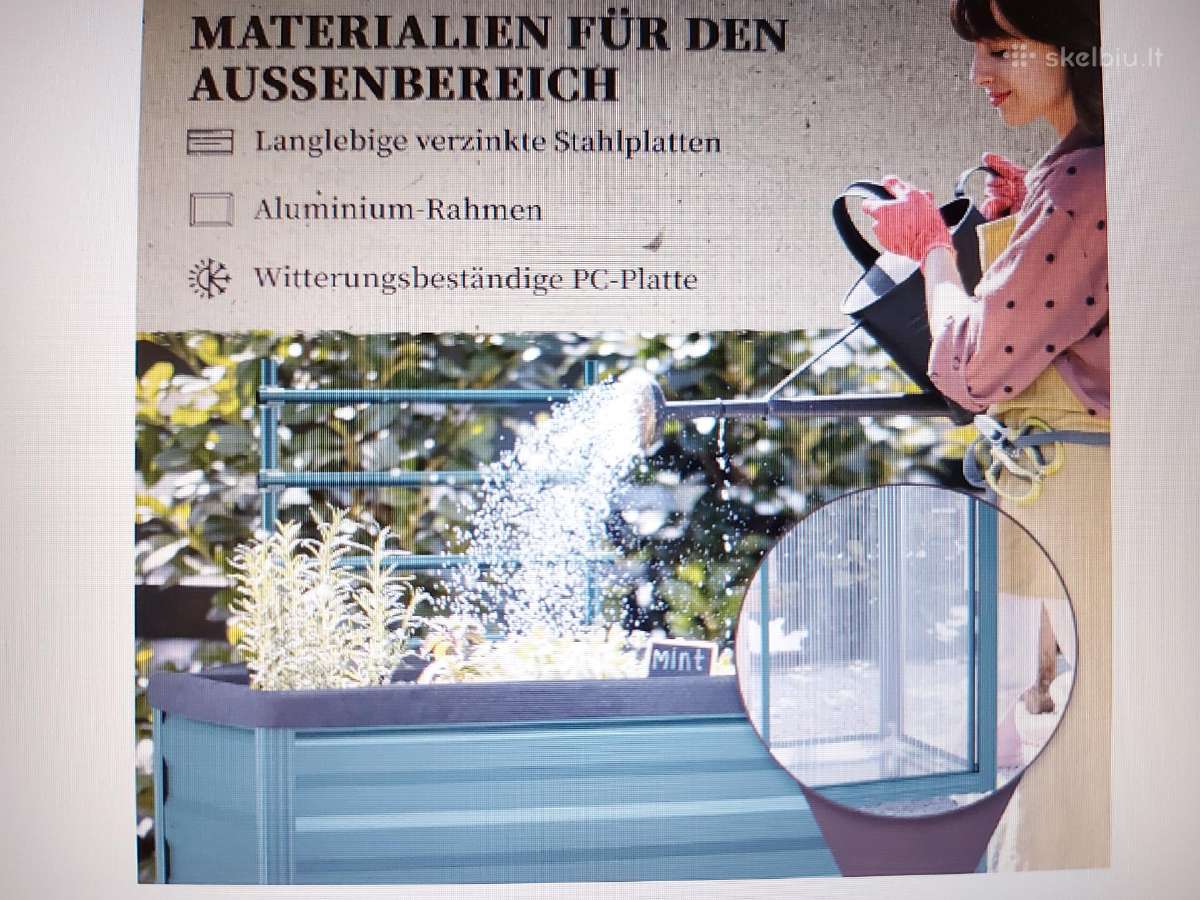 Įvairios metalinės ir polikarbo pakeltos lysvės - nuotraukos Nr. 14