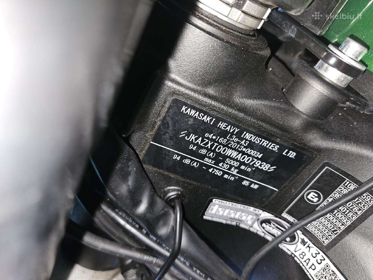 Kawasaki Zx1000 Wjf+šalmas+rėmas - nuotraukos Nr. 20