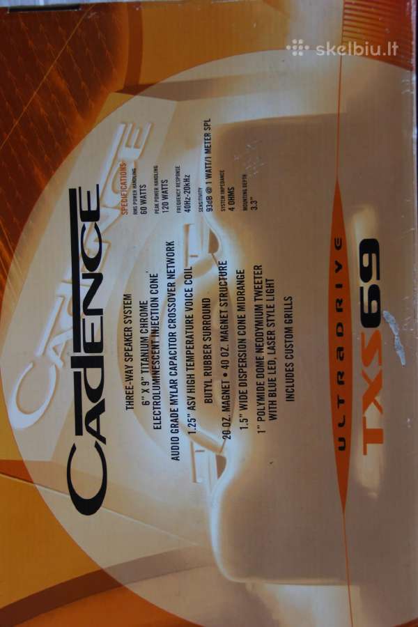 Garsiakalbiai Cadence Txs69, 6x9 - nuotraukos Nr. 5