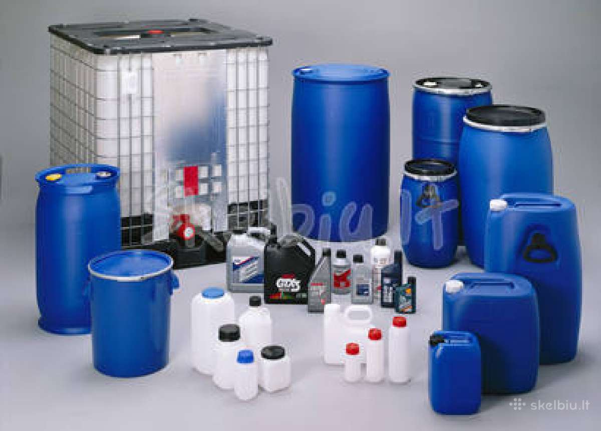 Statinės 200ltr plastikinės su kamšteliais - nuotraukos Nr. 3