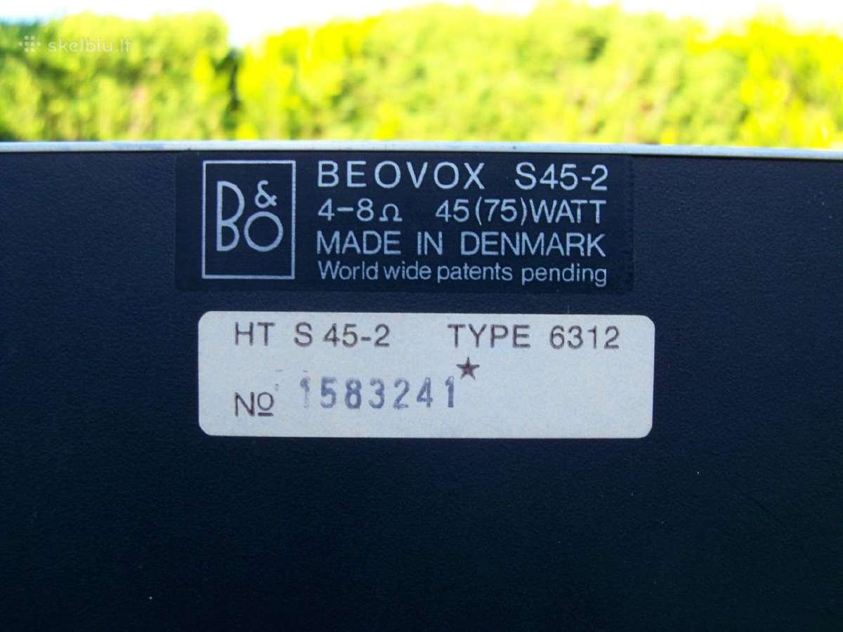 Beovox S45-2. S45. - nuotraukos Nr. 28