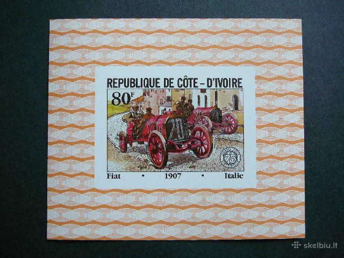 Automobiliai Cote d Ivoire 1961 Mnh cot788