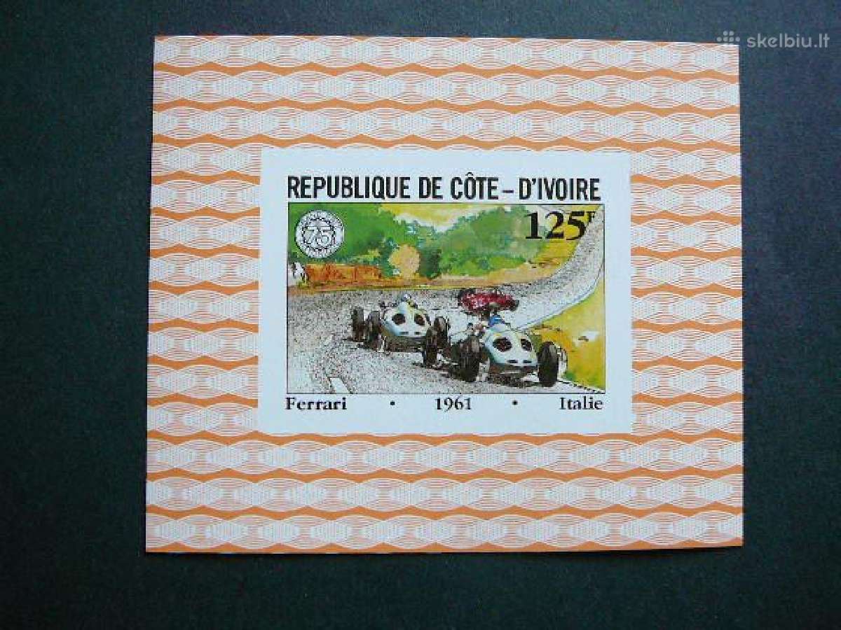 Automobiliai Cote d Ivoire 1961 Mnh cot789