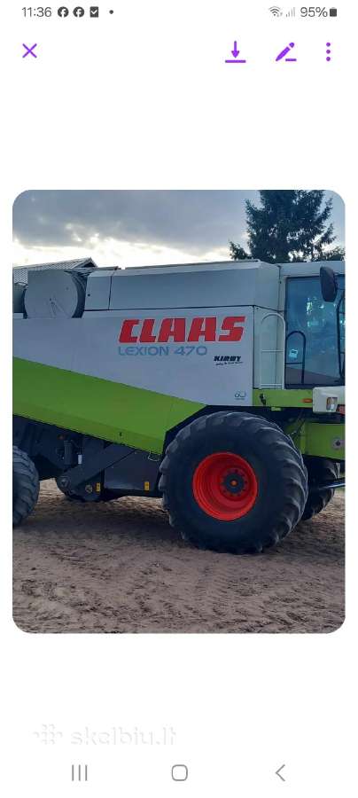 Parduodu kombaina Claas Lexion 470 Rotorius. 2003m - Skelbiu.lt
