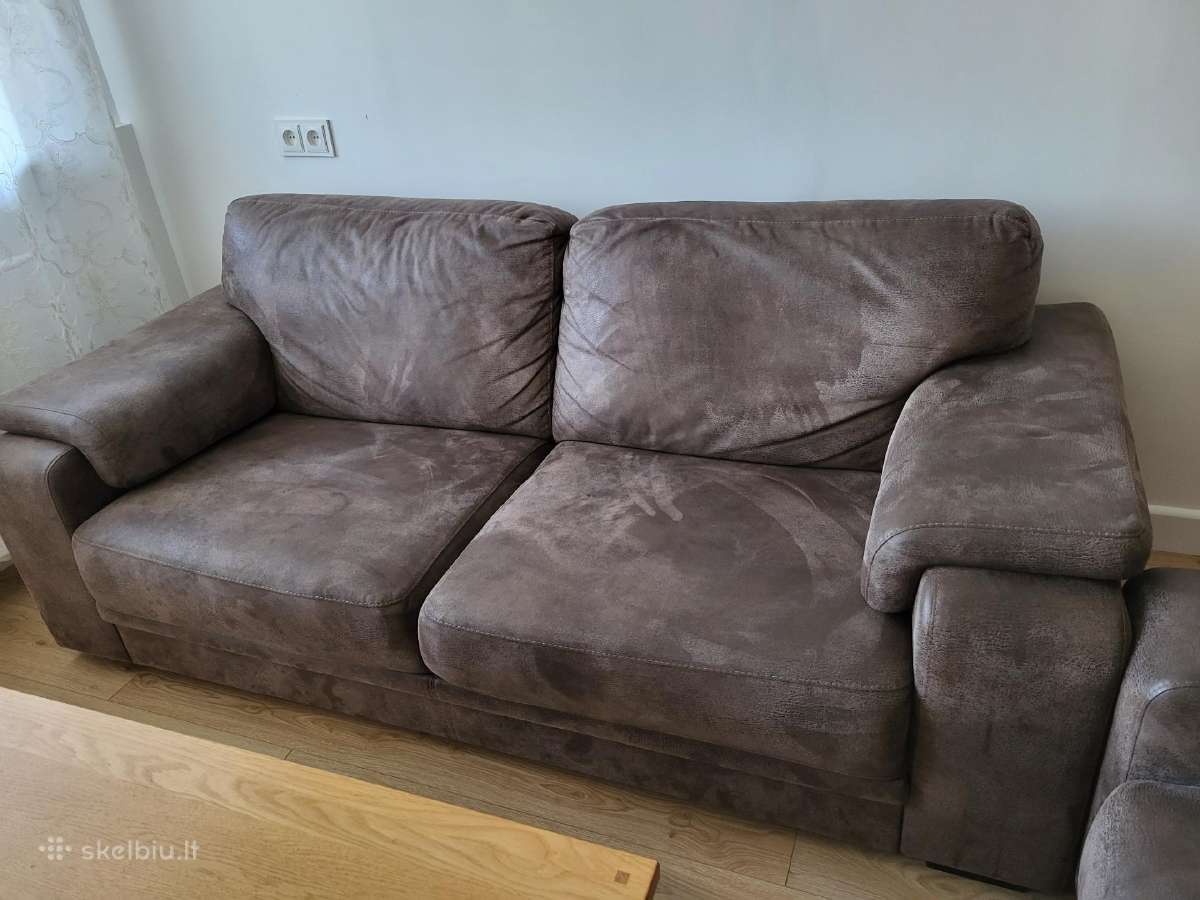 Dėvėtas 3sėdė ir 2sėdė sofa - nuotraukos Nr. 3