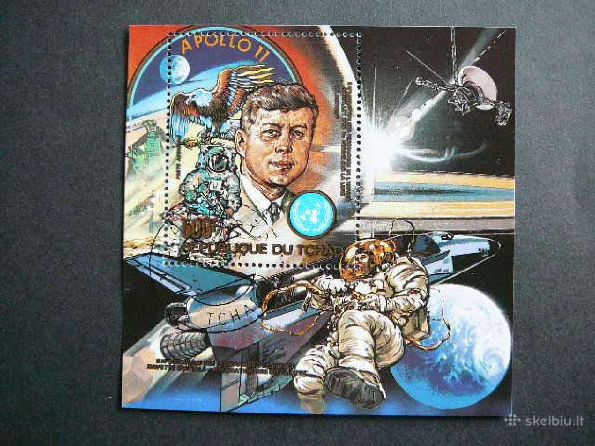 Kosmosas Apollo11 Kenedis Cadas 1983 tch955