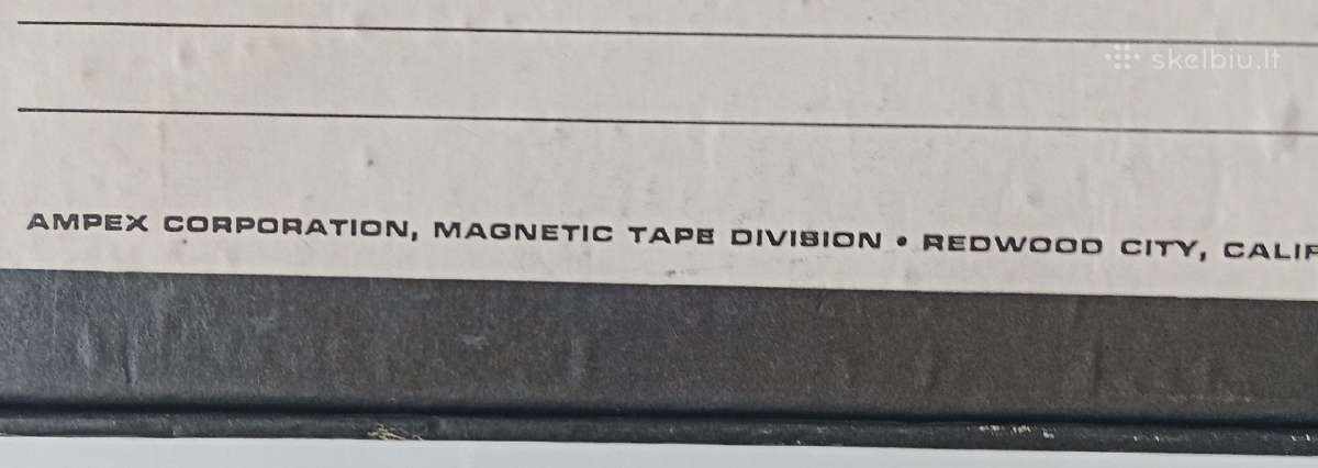 Ampex garso įrašu juosta su metaline rite - nuotraukos Nr. 3