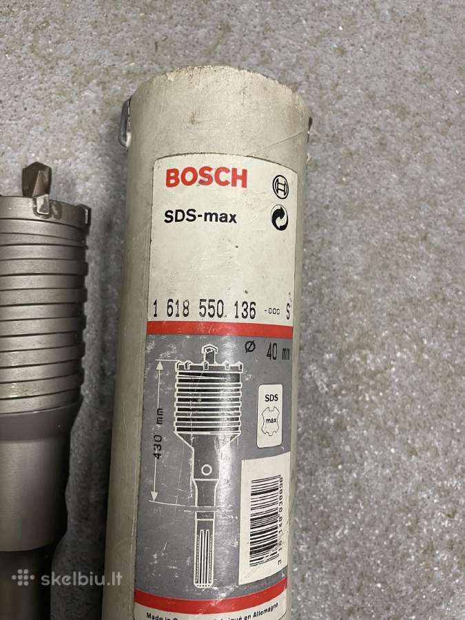 Gręžimo karūna Bosch Sds max, 40,0x430,0 mm - nuotraukos Nr. 5