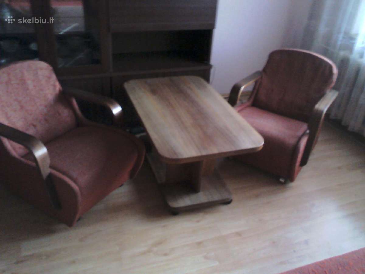 Miegama sofa + 2 foteliai + stalas - nuotraukos Nr. 4