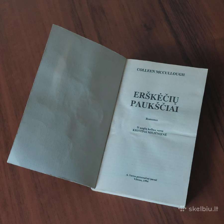 Colleen Mccullough - Erškėčių paukščiai . - nuotraukos Nr. 6