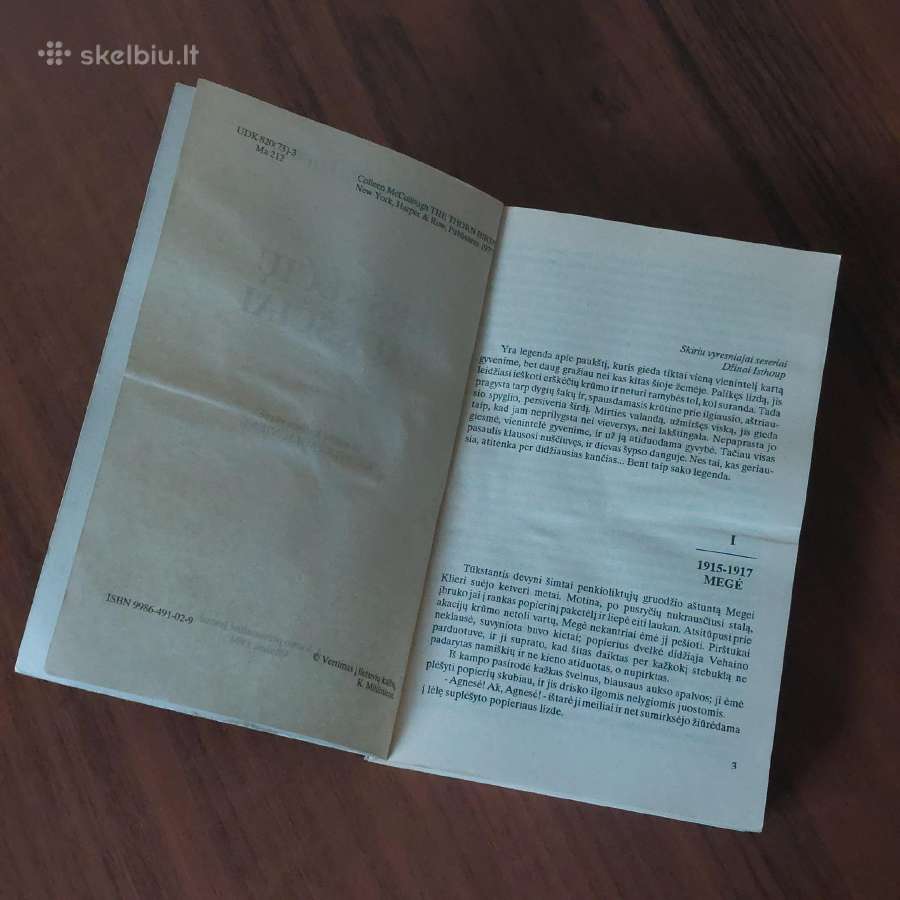 Colleen Mccullough - Erškėčių paukščiai . - nuotraukos Nr. 7
