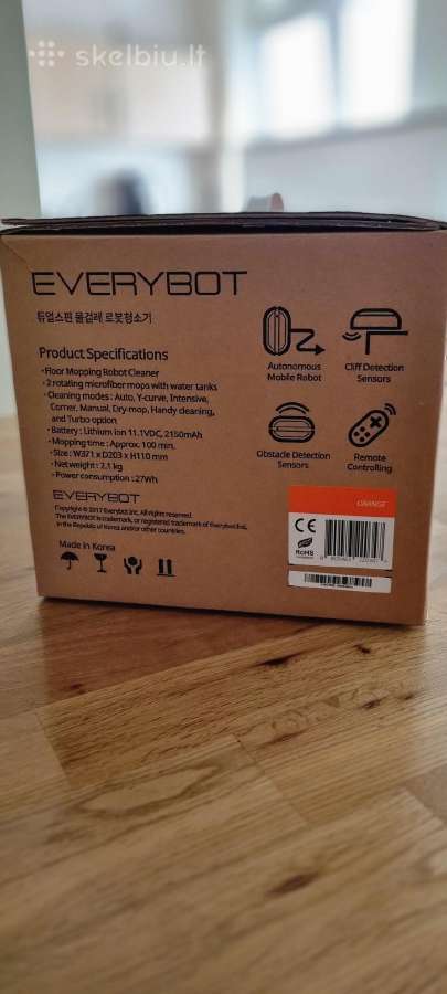 Siurblys Robotas Moneual Everybot - nuotraukos Nr. 6