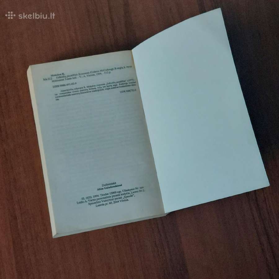 Colleen Mccullough - Erškėčių paukščiai . - nuotraukos Nr. 8