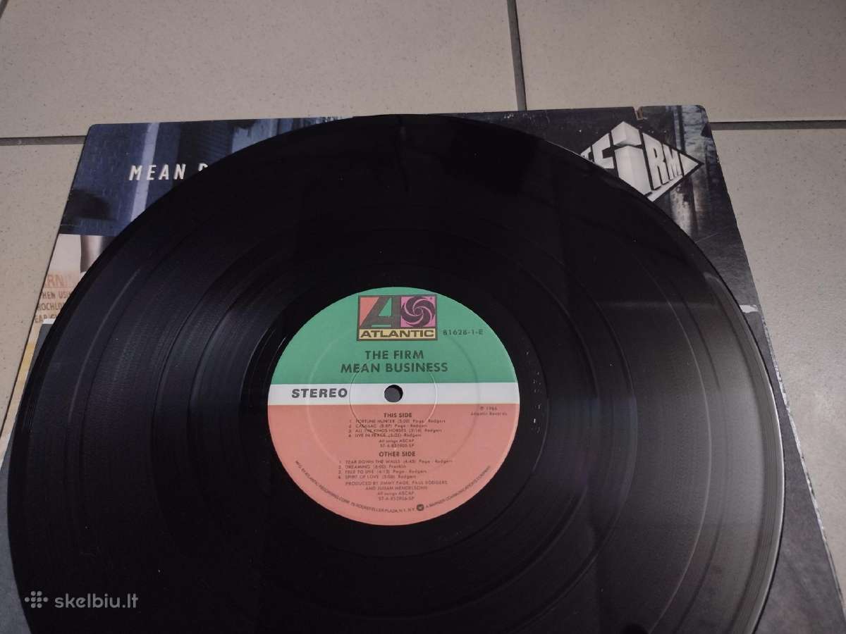 The Firm - Mean Business 1986m. Usa. - nuotraukos Nr. 3
