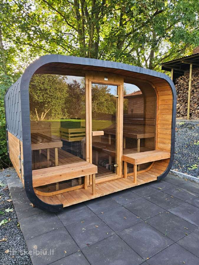Cube wide 3m pločio pirtis sauna